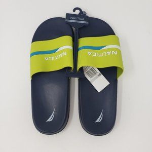 Men's Nautica Pool Water Beach Slides Size 10 NWT